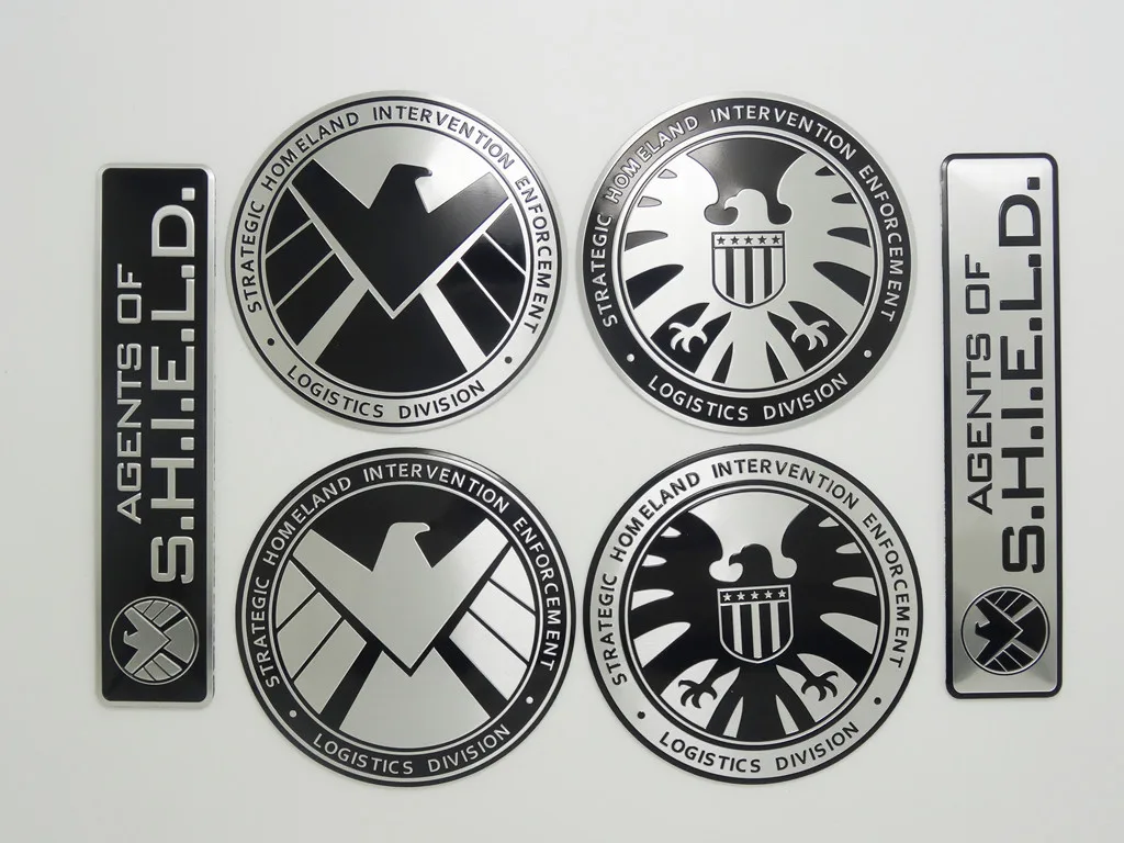 S. I. E.L.D. Бампер Декоративные Стикеры для автомобилей стикер автомобиля s классные наклейки на автомобиль металлический модифицированный Стандартный значок орла