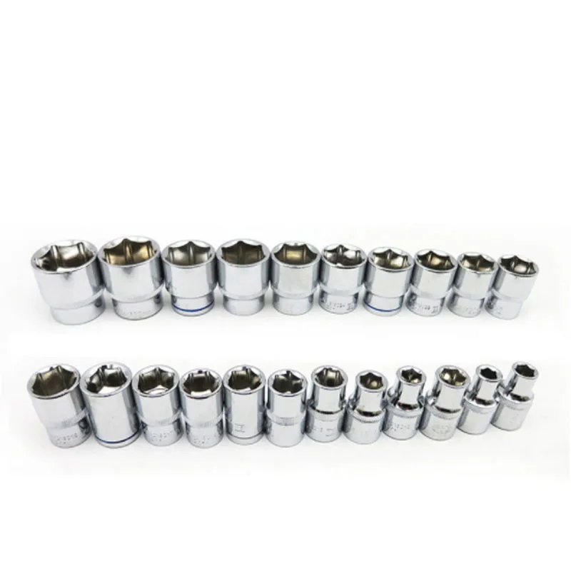 1PCS 1/4" Drive 25mm Hex Socket Wrench Head 4mm-13mm Metric Keys Socket Wrench  for Ratchet Wrench Auto Repair Hand Tool 5
