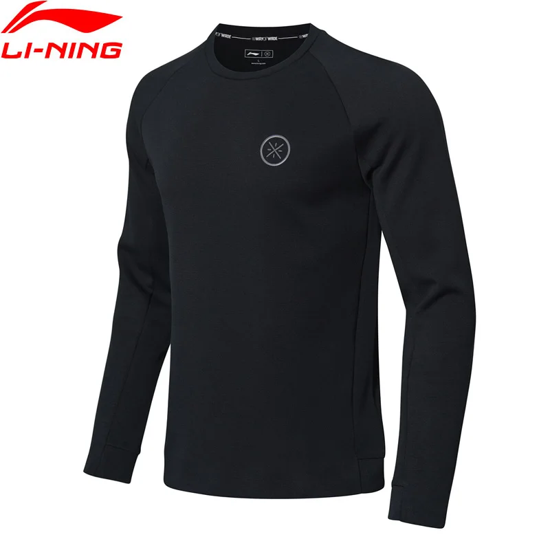 Li Ning мужская кофта Wade 3D облегающая Стандартная посадка 66% хлопок 34% полиэстер