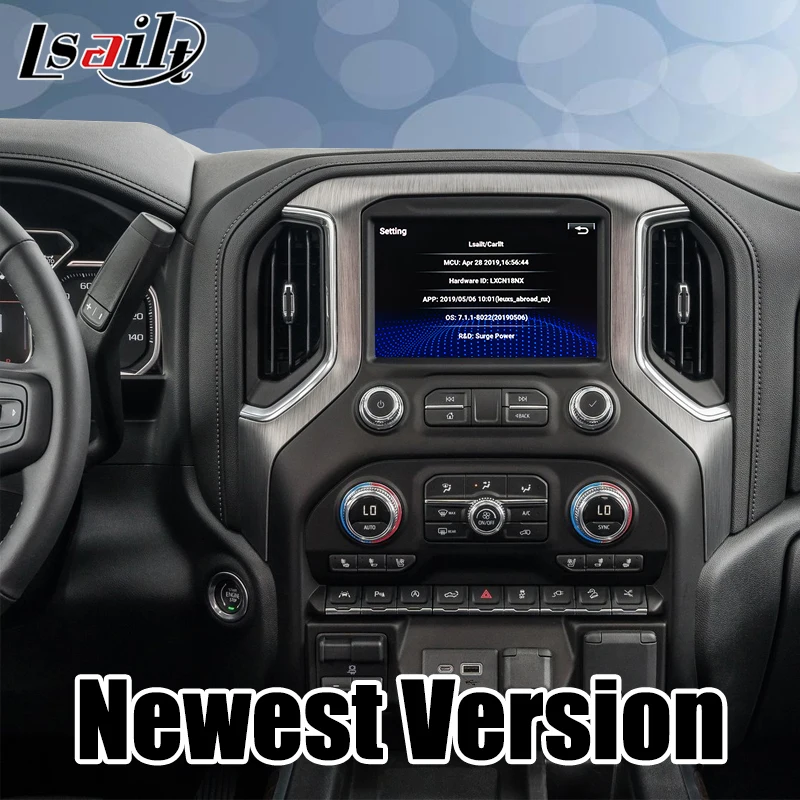 GPS навигатор Lsailt Android для Sierra GMC 2014 18 мультимедийный видеоинтерфейс с поддержкой