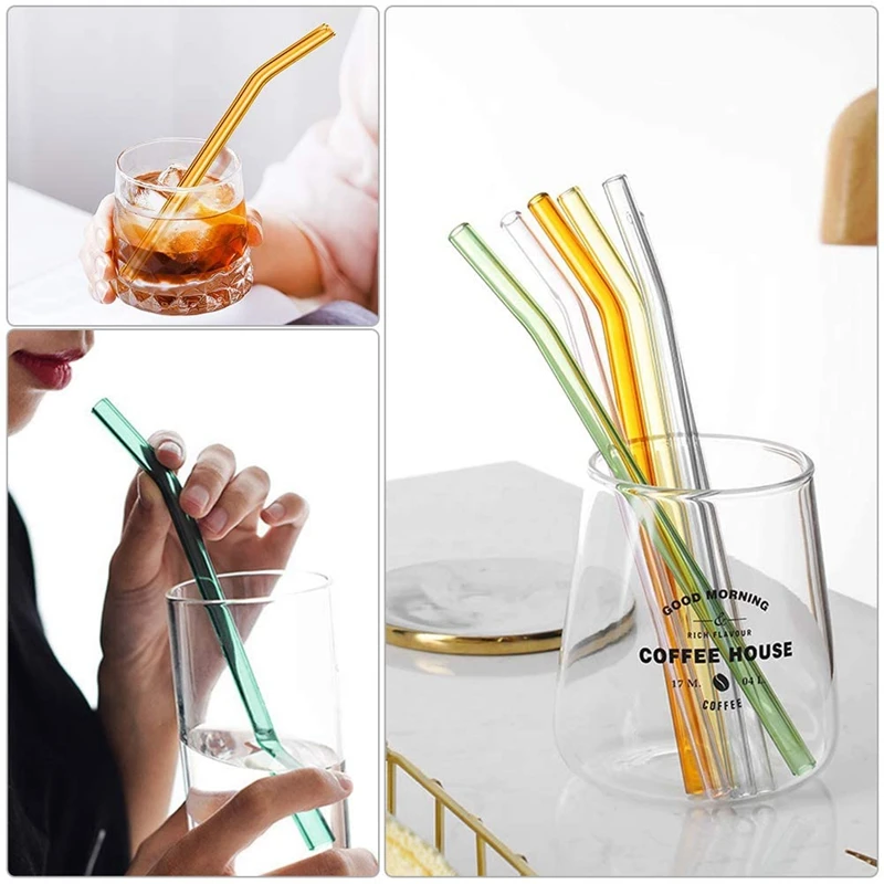 Glass Straws Made in USA, Eco Friendly and Reusable