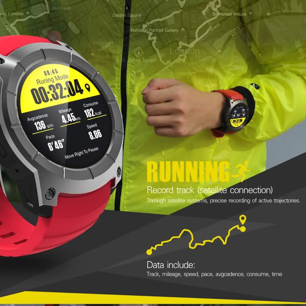 S958 Smart Watch For Android For IOS Smart Sports Watch Waterproof Heart Rate Monitor GPS 2G SIM Card Communication Wristwatch