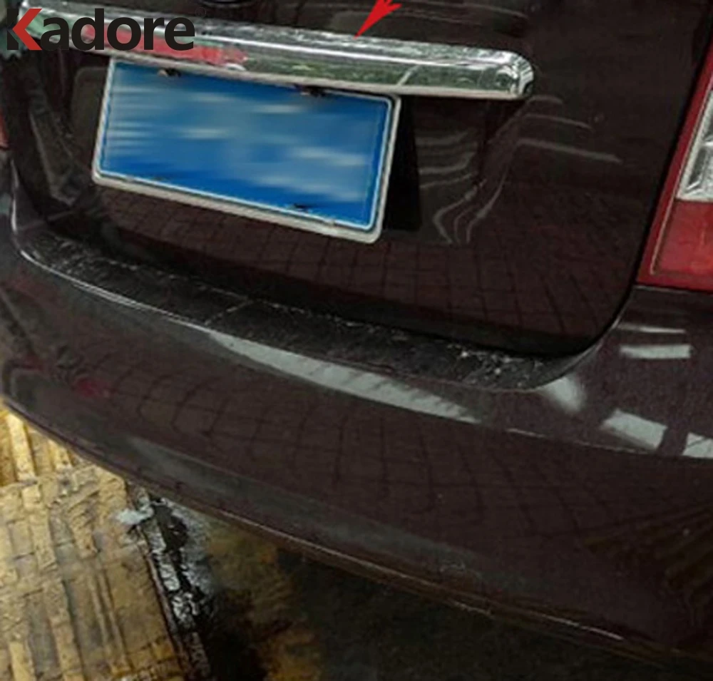 Хромированная крышка багажника автомобиля для Ford Focus Sedan MK2 2005 2006 2007 2008 2009