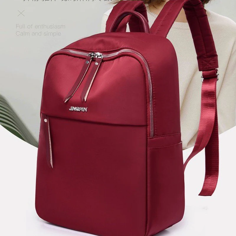 

Fashion Waterproof Oxford Cloth Backpack Women Large Capacity Multifunction Travel Shoulder Bag Zipper Daypack High quality