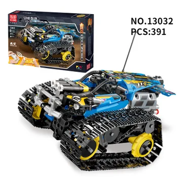 

RC Tracked Stunt Racer APP 391pcs Technic Remote Control Building Blocks Vehicle Creator Car Bricks DIY Toys Gifts Children da