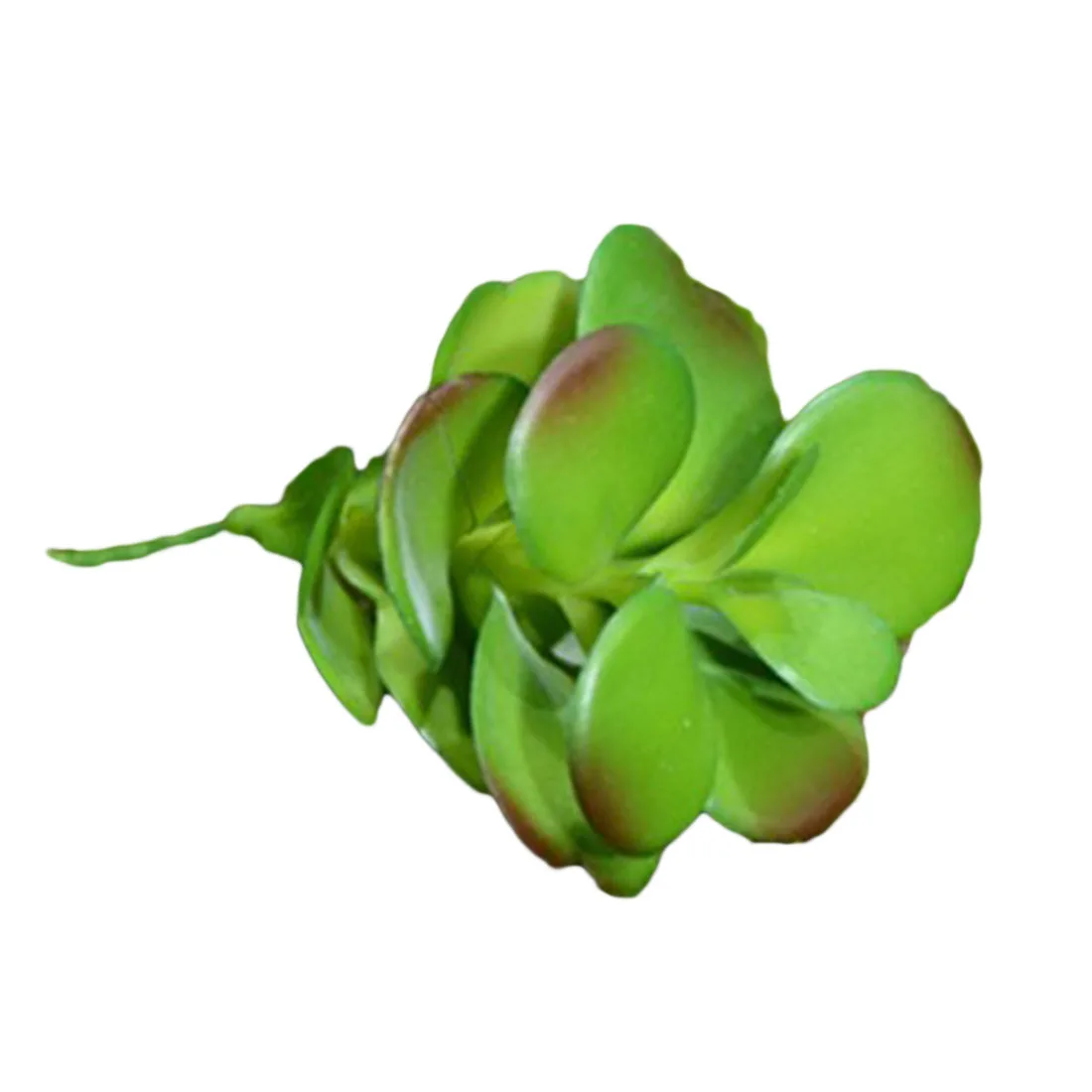 Искусственные суккуленты зеленые флокированные растения бонсай для рабочего стола поддельные растения День Святого Валентина свадебные украшения растения - Цвет: 11x7.5cm