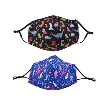 

5pc Children Mouth Mask for Protection Cartoon Print Kids Boys Girls maske Washable Earloop Face Masks mascarilla reutilizable