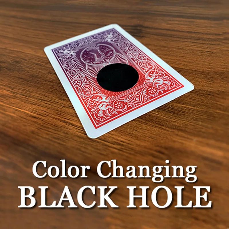 Space Hole Magic Trick – Kartenzaubertrick Mit Beweglichen Schwarzen Löchern, Close-up Illusion Für Straße & Bühne
