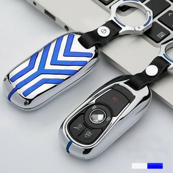 

New Zinc alloy Car Key Case Shell Cover For Buick GL8 Remote Control Buckle Car Accessories