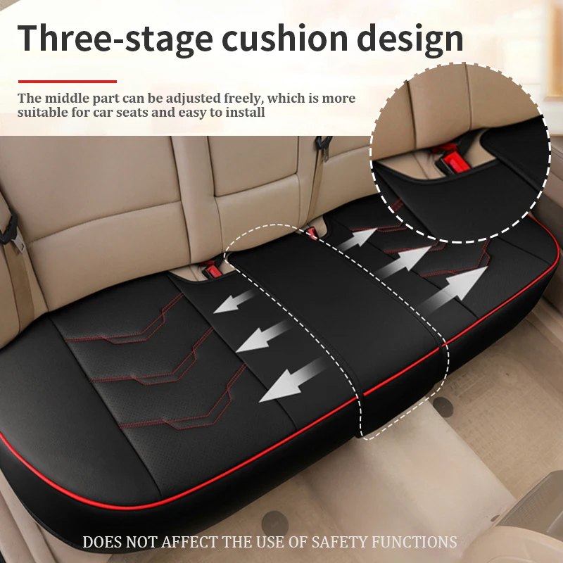 PU Leather Car Seat Cover Set Breathable Protector