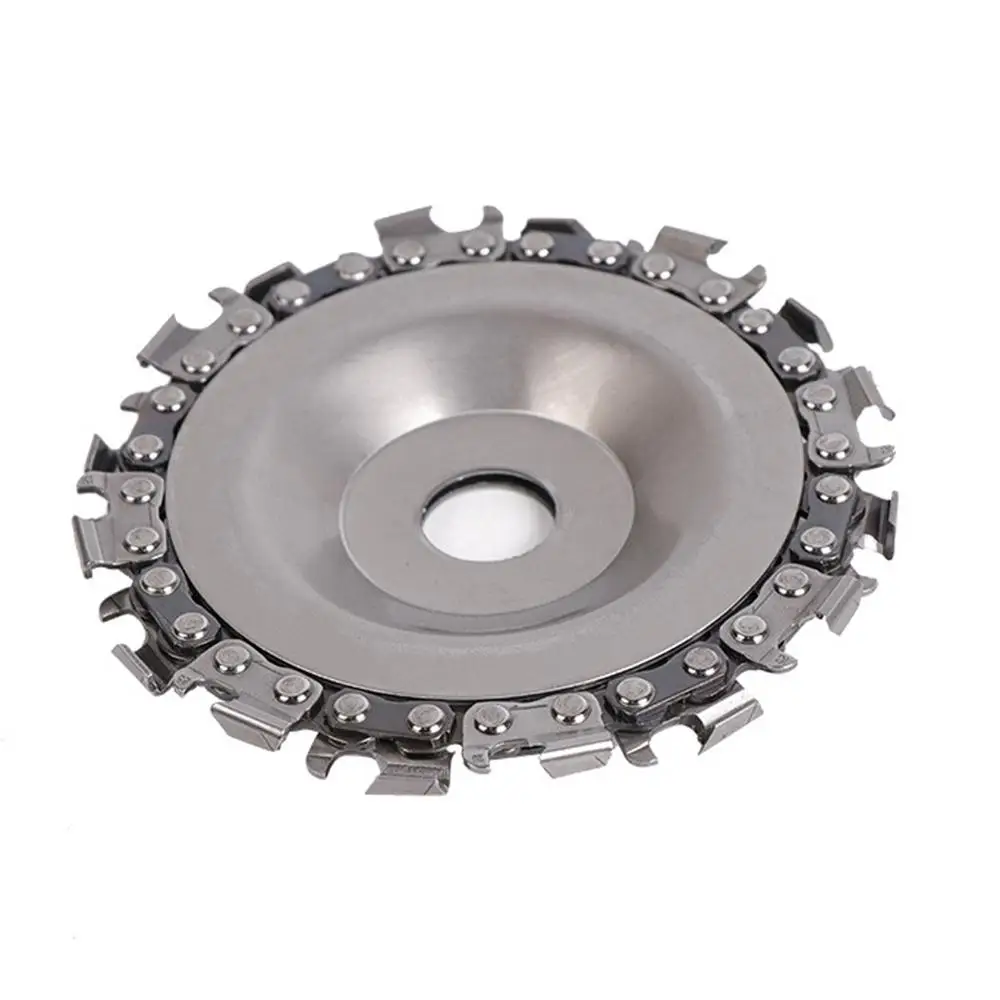 

1PC 4" 22 Tooth Disc Cutting Tool Chain Saw Wood Carving For 100/115 Angle Grinders 45DC24
