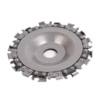 

1PC 4" 22 Tooth Disc Cutting Tool Chain Saw Wood Carving For 100/115 Angle Grinders 45DC24