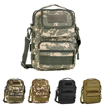 

Multifunctional Nylon Molle Cross Body Shoulder Messenger Bag Small Travel School Casual Bag