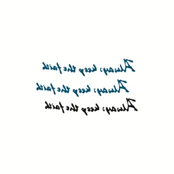 Sexy English Short Sentence Waterproof Temporary Tattoo Sticker Arm Leg Fake Tattoo Water Transfer Sticker Men Women