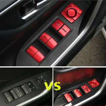 

Trim Sticker For Toyota RAV4 2019 2020 Blue/Red/Silver Tool Window Panel