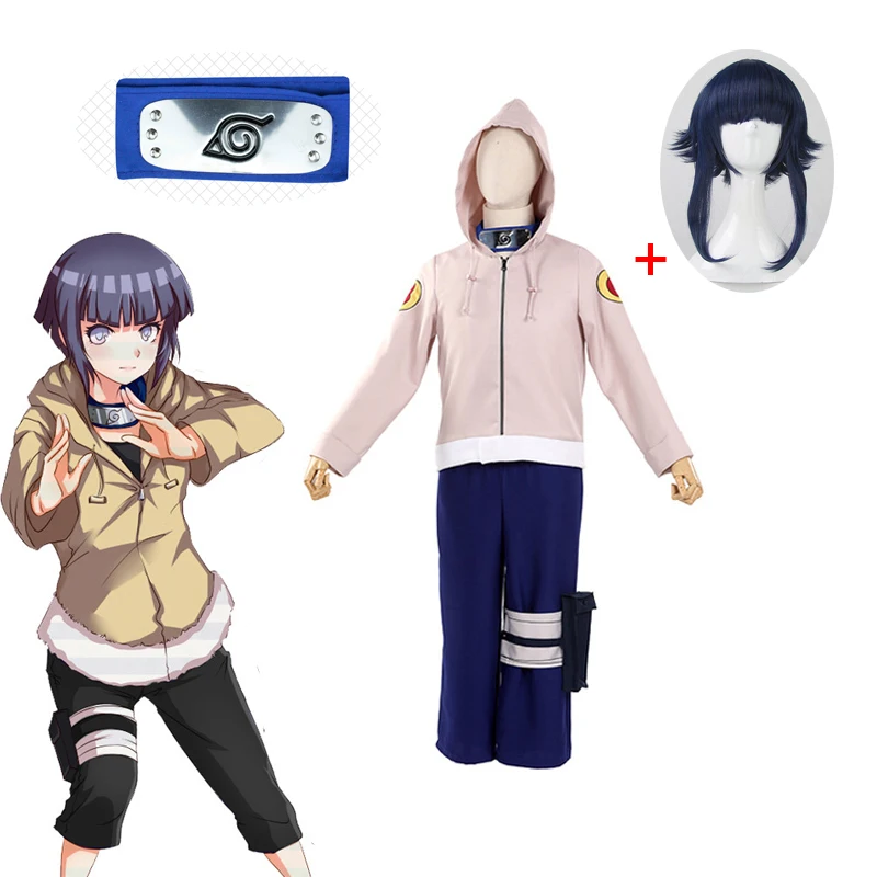 6 предметов Лидер продаж Аниме Костюм гиуги хинаты косплей Шипуден гиуга 2-го