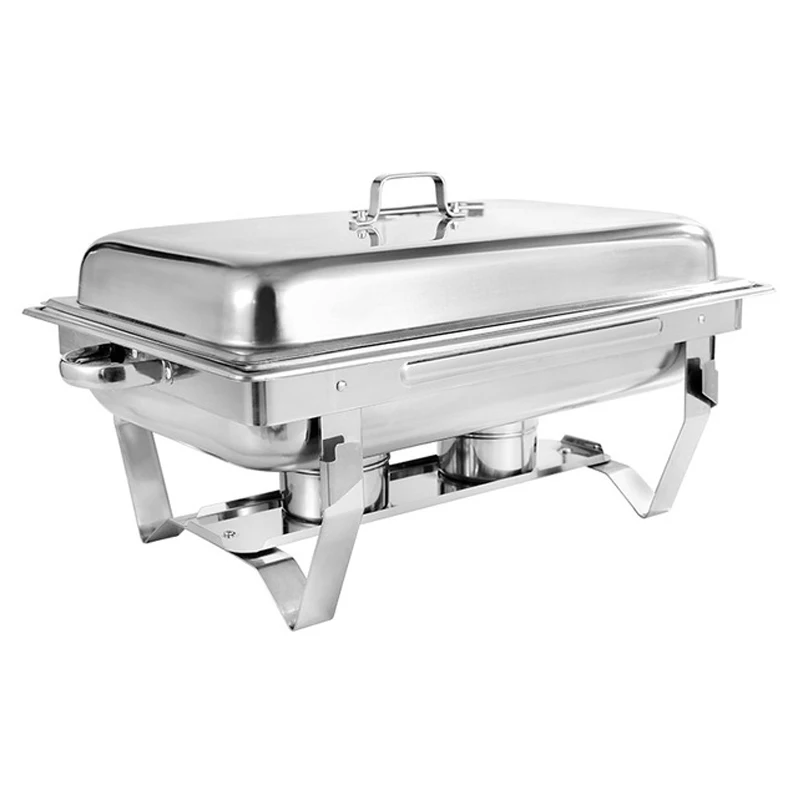 

Stainless Steel Buffet Stove Hotel Buffet Restaurant Cafeteria Alcohol Heating Buffet Furnace Buffet Container Food Warmer