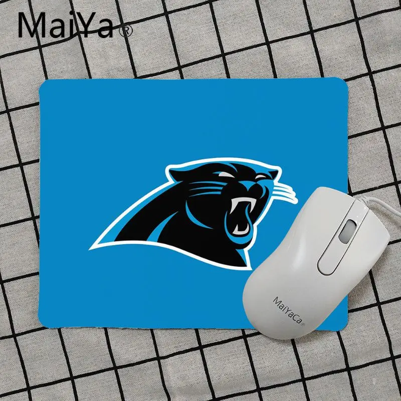 Maiya высокое качество Carolina Panthers уникальная настольная панель коврик для игровой мыши Лидер продаж подставка под руку мышь - Цвет: No Lock Edge25x29cm