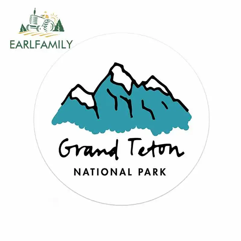 EARLFAMILY 13 см x 12 4 Grand Teton National Park забавные наклейки для ноутбука с искусственными
