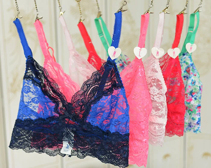 Ультратонкий кружевной бюстгальтер Chromophous с тонкими бретельками для молодых девушек