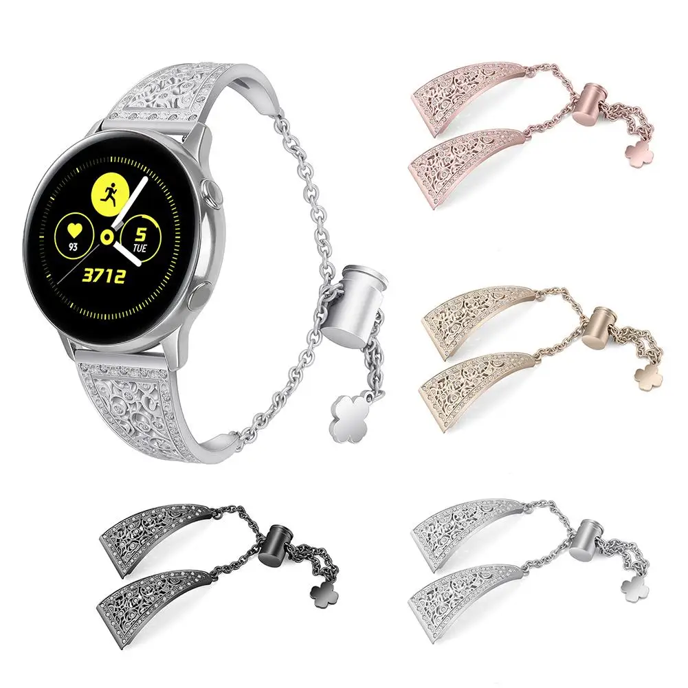 

Stainless Steel Replacement Watchband Wrist Band Strap For Samsung Galaxy Watch Active 2 42/46mm Smart Bracelet Accessies