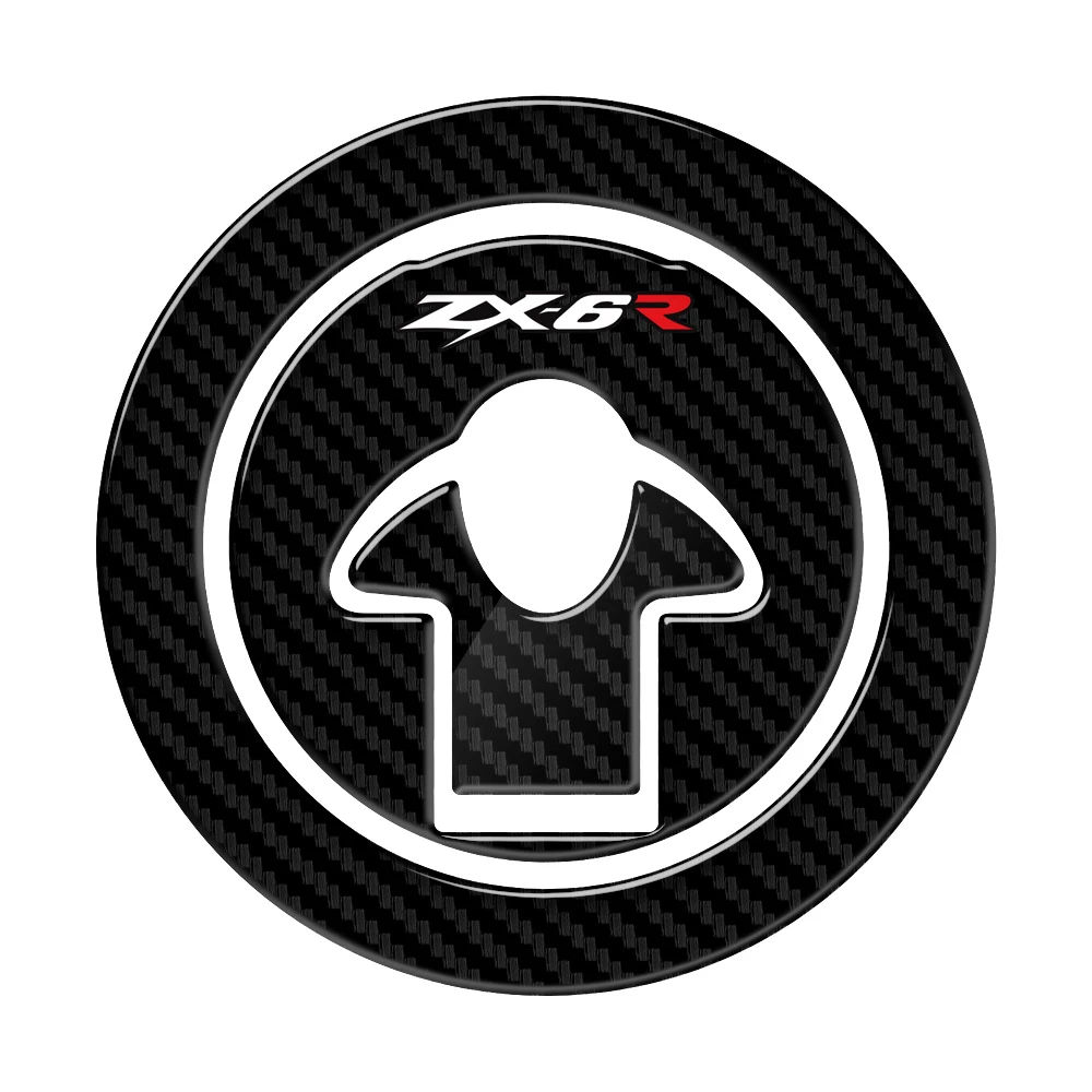 Ninja zx6r 3D углеродный вид мотоцикл Топливный Газ крышка водонепроницаемый протектор наклейки чехол для Kawasaki Ninja ZX-6R(ZX600) 1995-1999
