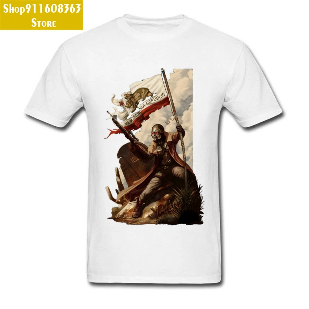 NCR Ranger Fallout 4 T Shirt RPG Game Cait Codsworth Paladin Danse Battle  Tshirts Video Game Funny White T Shirts Clothes Men|T-Shirts| - AliExpress