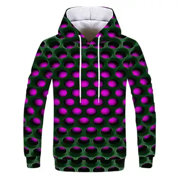 

New Hot hale fashion for men and women hoodies white striped whirlpool dizzy hoodies Hip Hop street fun clothing size Plus 4XL