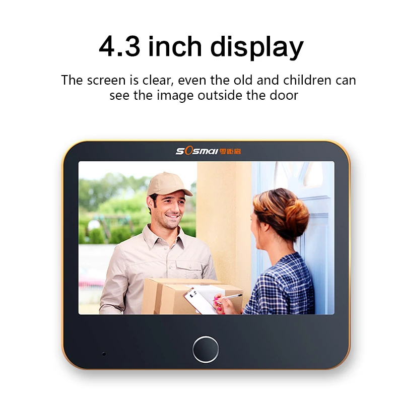 Wireless Wifi Video Intercom Doorbell Video Door Peephole Viewer Door Bell Home Security WIFI Doorbell Camera Motion Detection