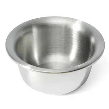 

Men Shaving Bowl Beard Shaving Mug Cup For Shave Soap or Cream Stainless Steel 8.6x4cm