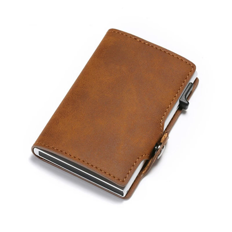 

ZOVYVOL Business Unisex Luxury Card CaseNew RFID Card Holder Slim Suitcase Vintage Card Wallet Anti-theft Card Drop-shipping