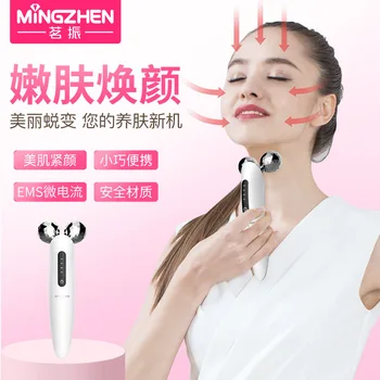 

Ming Vibration 3D Double Roller Facial Massager Electric Manual Facial Beauty Roller Source New Products