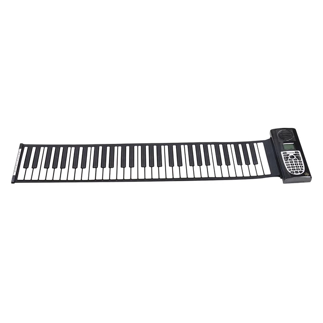 Clavier de Piano électronique pliable et Portable, 61 touches, avec prise  Audio MIDI