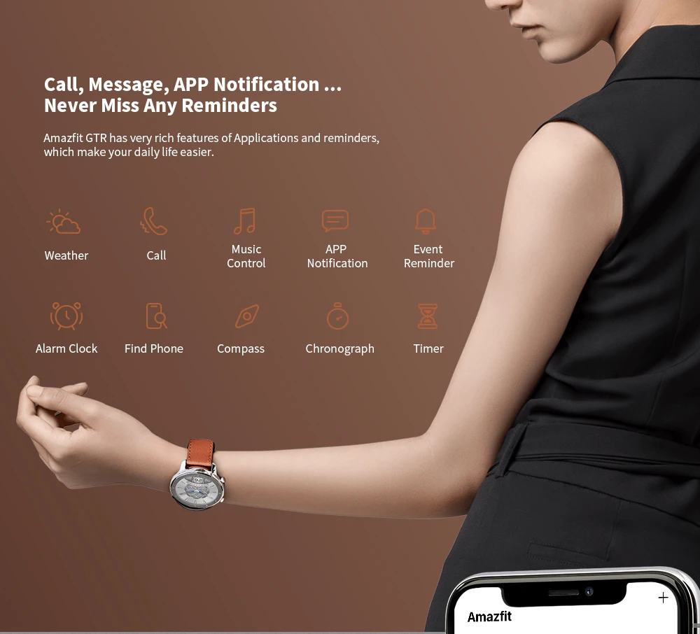 Глобальная версия Huami Amazfit GTR 42 мм умные часы водонепроницаемые умные часы 24 дня 42 мм gps и ГЛОНАСС сердечный ритм для Android IOS