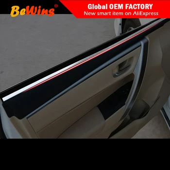 

Car styling for 14-18 new Corolla modified interior trim modified decorative sequins Lei Ling window moulding