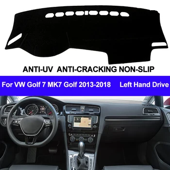 

For Volkswagen VW Golf 7 MK7 Golf 2013-2018 Left/Right Hand Drive 1PC Car Dashboard Mats Cover Sun Shade Dashboard Cover Capter