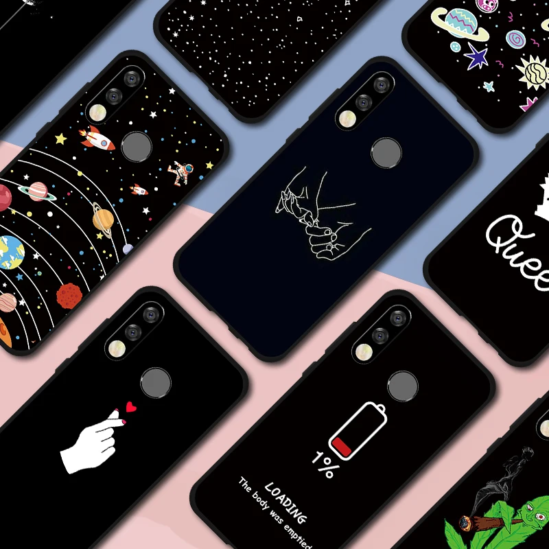 

Space Star Love Heart Pattern Phone Cover For Huawei Honor 9X 8X 10 P20 P30 Pro Mate 10 20 Lite Nova 3 3i Coque Case Back Cover