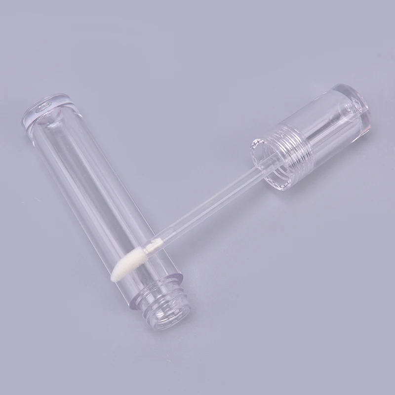 1pc Clear Lip Gloss Tube Packaging 5ML Lipstic Empty Transparent Clear Lip Gloss Tube With Wand Containers