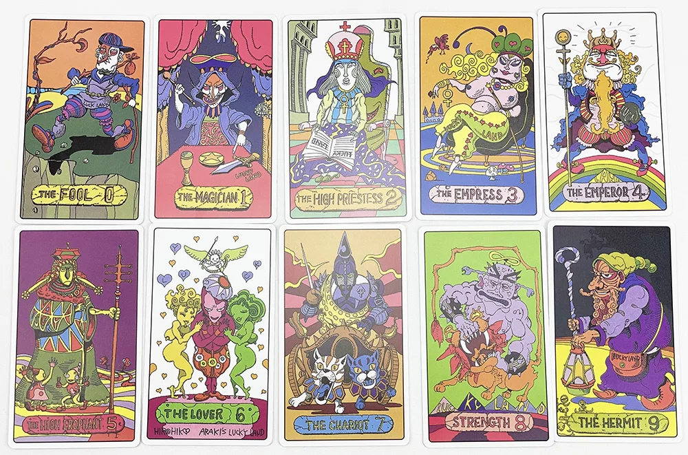 Jojo's Bizarre Adventure Stardust Crusaders Tarot Cards 22 Regular & Art Grand Akana & 9 Royal Gods Cosplay 53pcs Gift - Board Game AliExpress