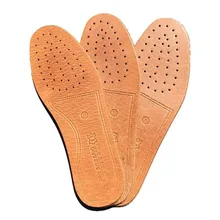 Semelles de chaussures en cuir Ultra-fines, respirantes, grande taille, absorbe la sueur, déodorant, remplacement, 1 paire