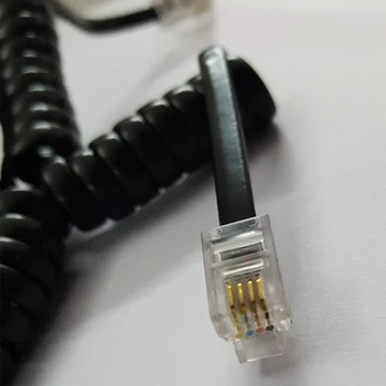 

Easy Install Durable Replacement Flexible Curved Line Handset Wire Receiver High Compatibility Home Telephone Cable Fixed Phone