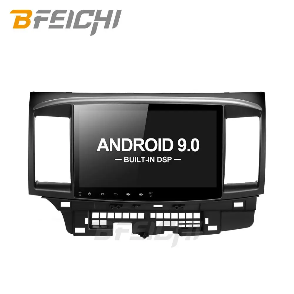 Android 9 0 PX30 автомобильный DVD для Mitsubishi Lancer 2005-2016 с 10 1 дюймов 2 DIN gps Радио Видео плеер