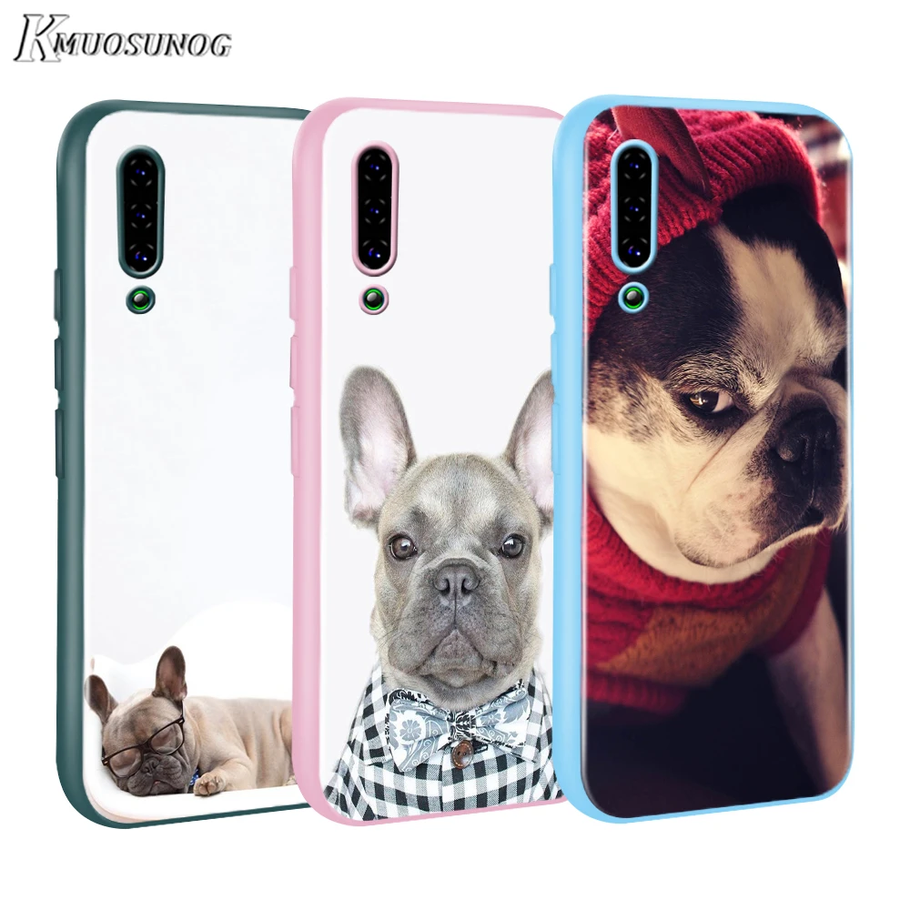 

Cute french bulldog Baseus Candy Color Cover for Xiaomi Mi NOTE 10 9 8 Pro 9T SE A1 A2 A3 CC9 SE Lite F1 Phone Case