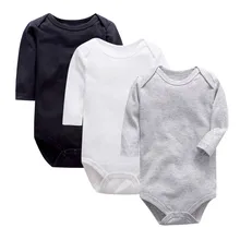 1 шт., боди для новорожденных, для малышей, черный, с короткими рукавами, унисекс, хлопок, для 0-24 месяцев, Одежда для младенцев