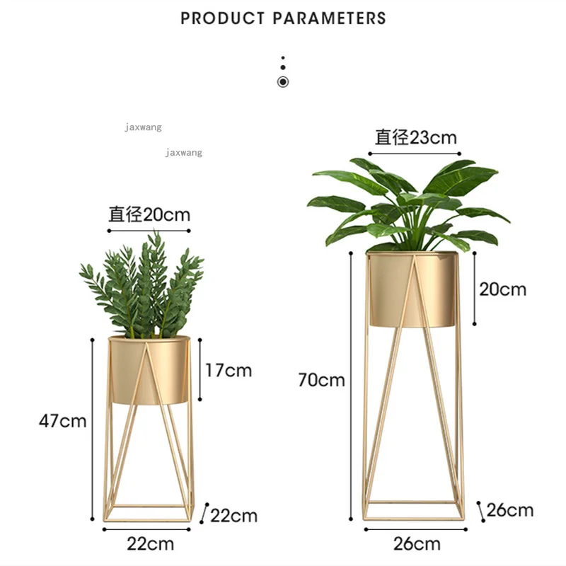 Nordic Wrought Iron Living Room Storage Holders Bedroom Furniture Flower Shelf Modern Minimalist Balcony Dormitory Flower Stand