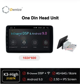 

Ownice 1 din DSP 360 Panorama Android 9.0 Octa Core 4G LTE SPDIF Universal K3 Car Radio player GPS Navi