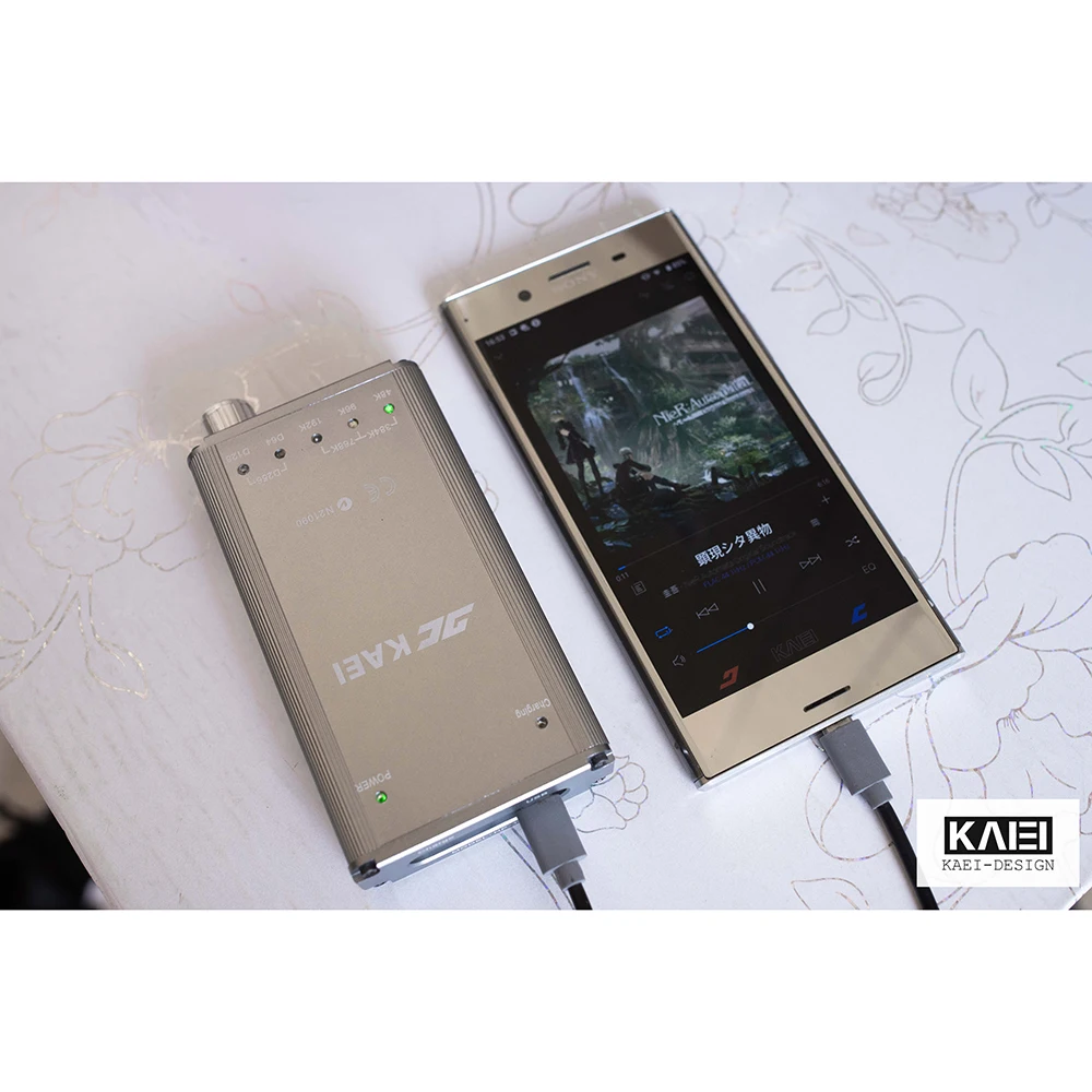 Dual ES9038 Portable Fully Balanced DAC HIFI Decoder TPA6120 OP Headphone Amplifier DSD256 32BIT 384KHZ T0545