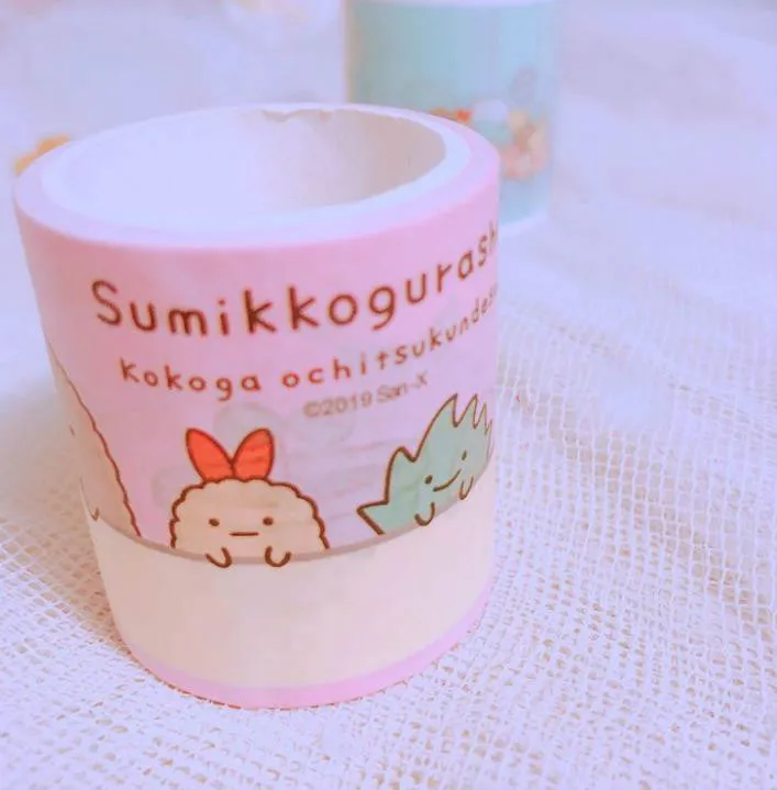 1 шт. Милая угловая тварь Sumikko Gurashi клейкая лента DIY Скрапбукинг наклейка этикетка маскирующая наклейка Классические игрушки - Цвет: 1