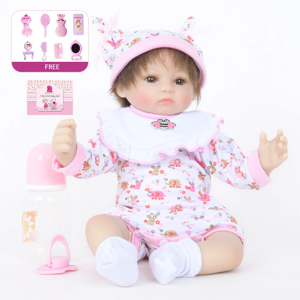 18 &quot48 см кукла Boneca Reborn Silicone Baby Dolls силиконовая Menina детский подарок на день