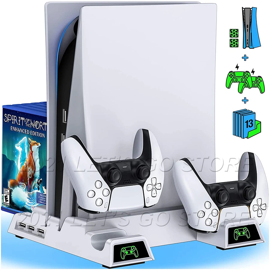 Playstation 5 Cooling Stand | Play Station 2 Accessories | Ps5 Stand  Cooling Fan - Ps5 - Aliexpress
